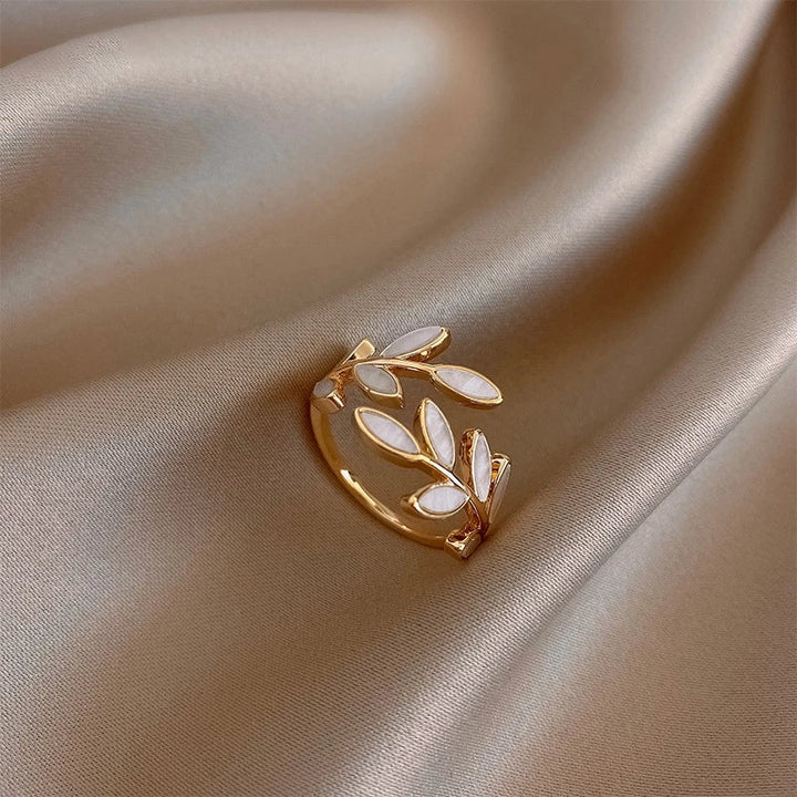 Bague Élégante Feuille
