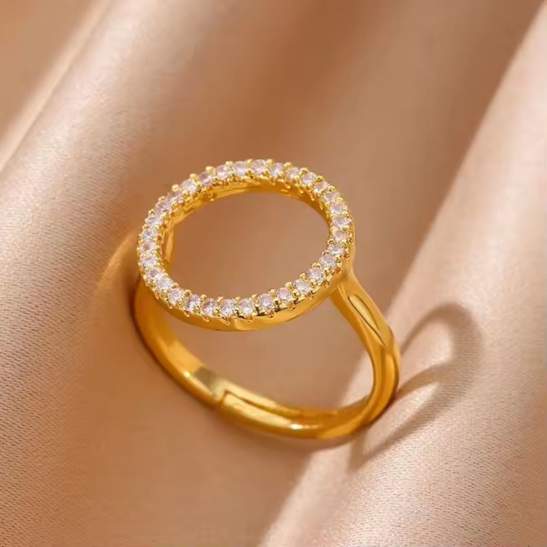 Anneau doré Bright Circle
