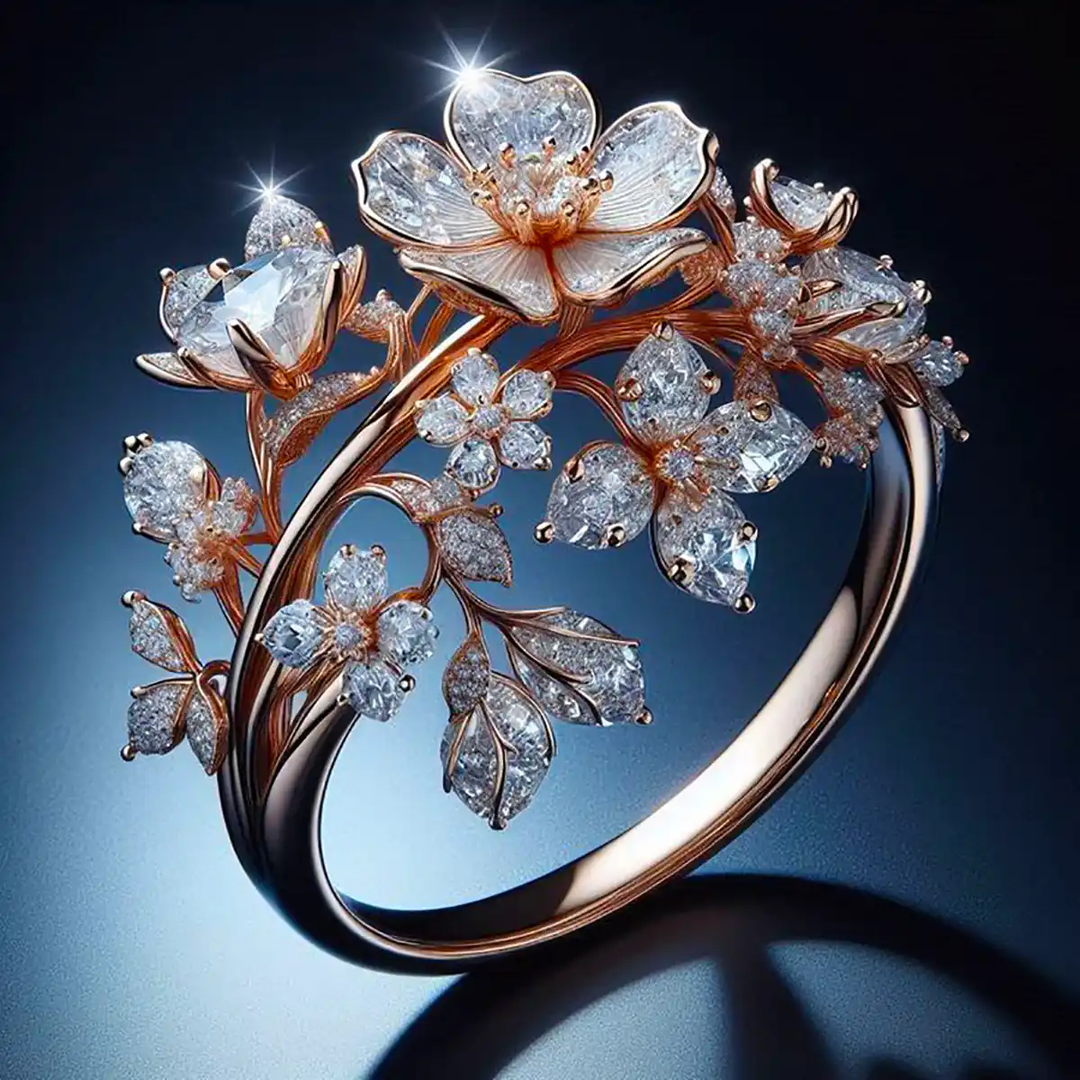 Bague Blossom Bright Crystal
