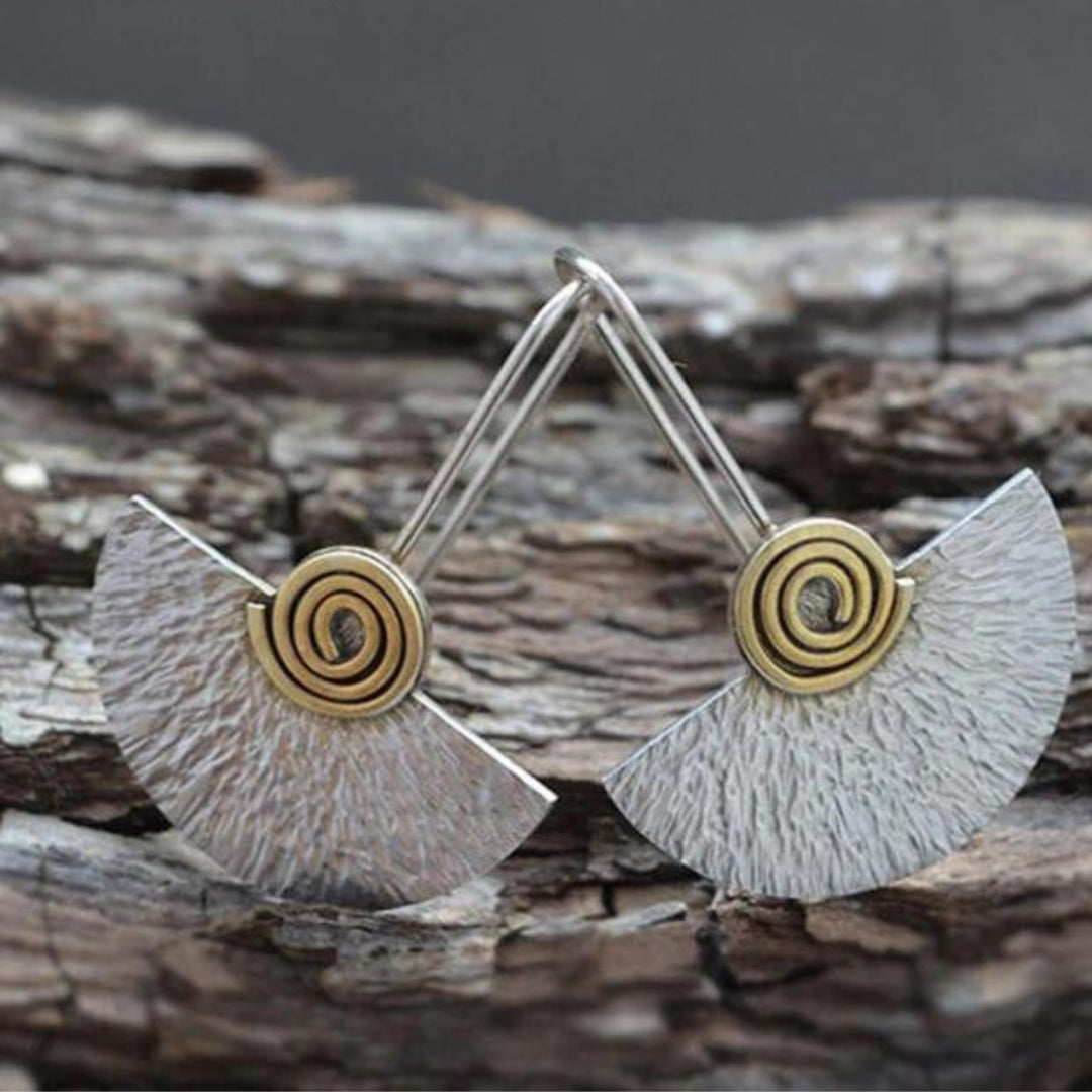 Boucles d'oreilles indiennes bohèmes en argent