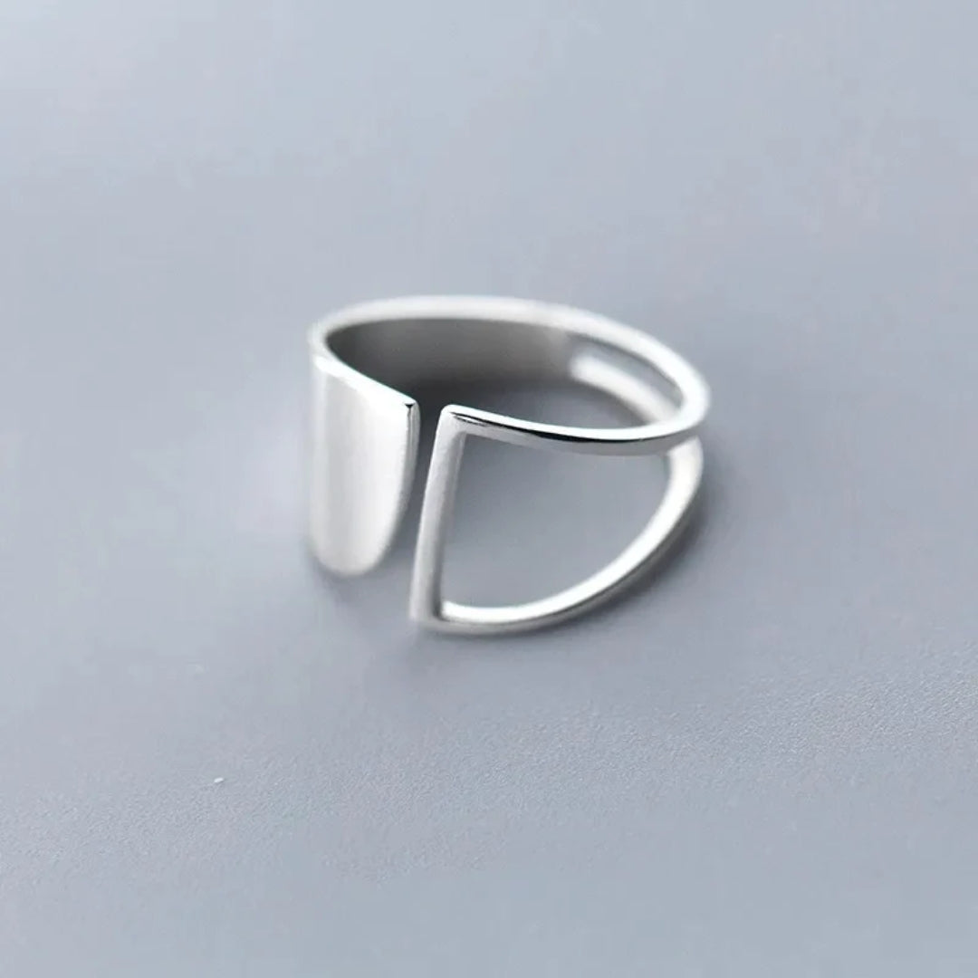 Bague en argent vintage Simplicity