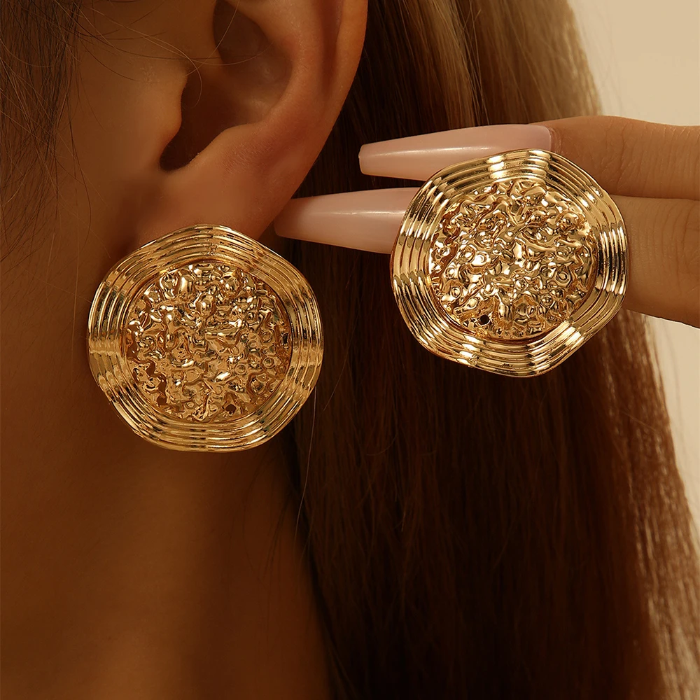 Boucles d'oreilles élégantes en or