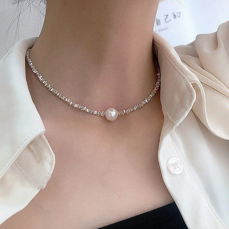 Collier en Perles Élégant Fait Main
