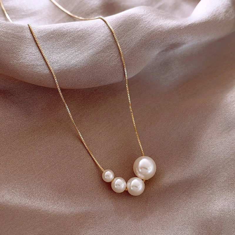 Collier en perles fait main élégant