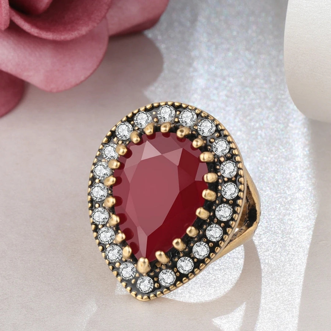 Bague Élégante en Rubis
