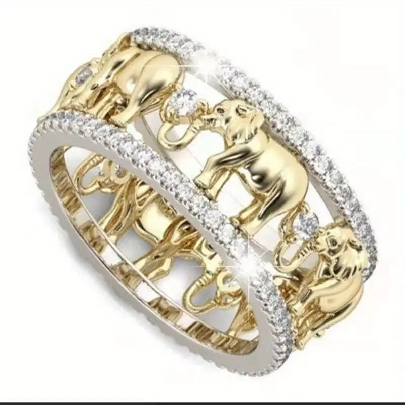 Bague Éléphant Bright Or