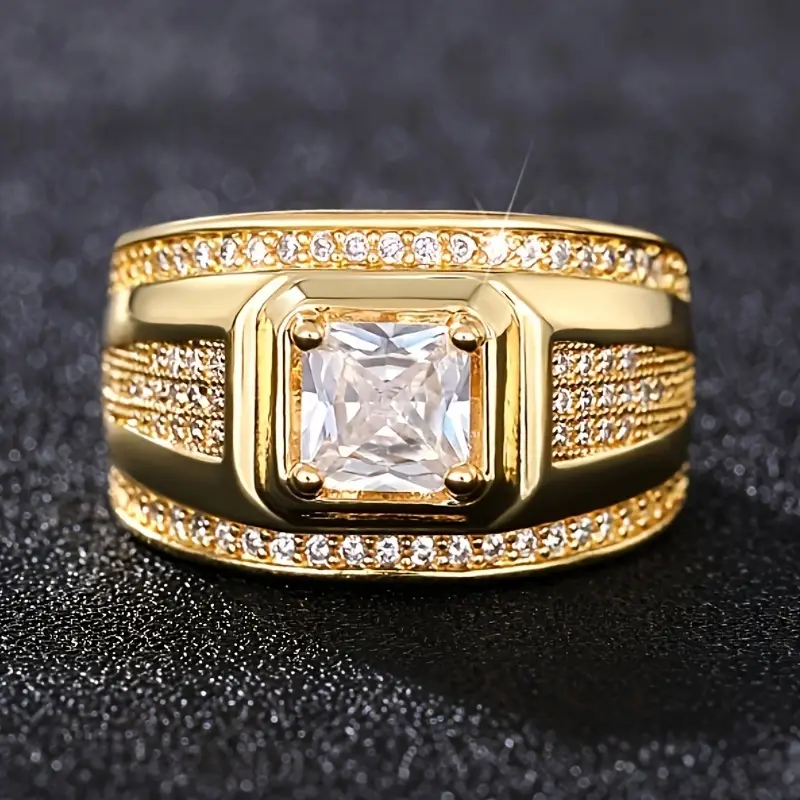 Bague brillante en or