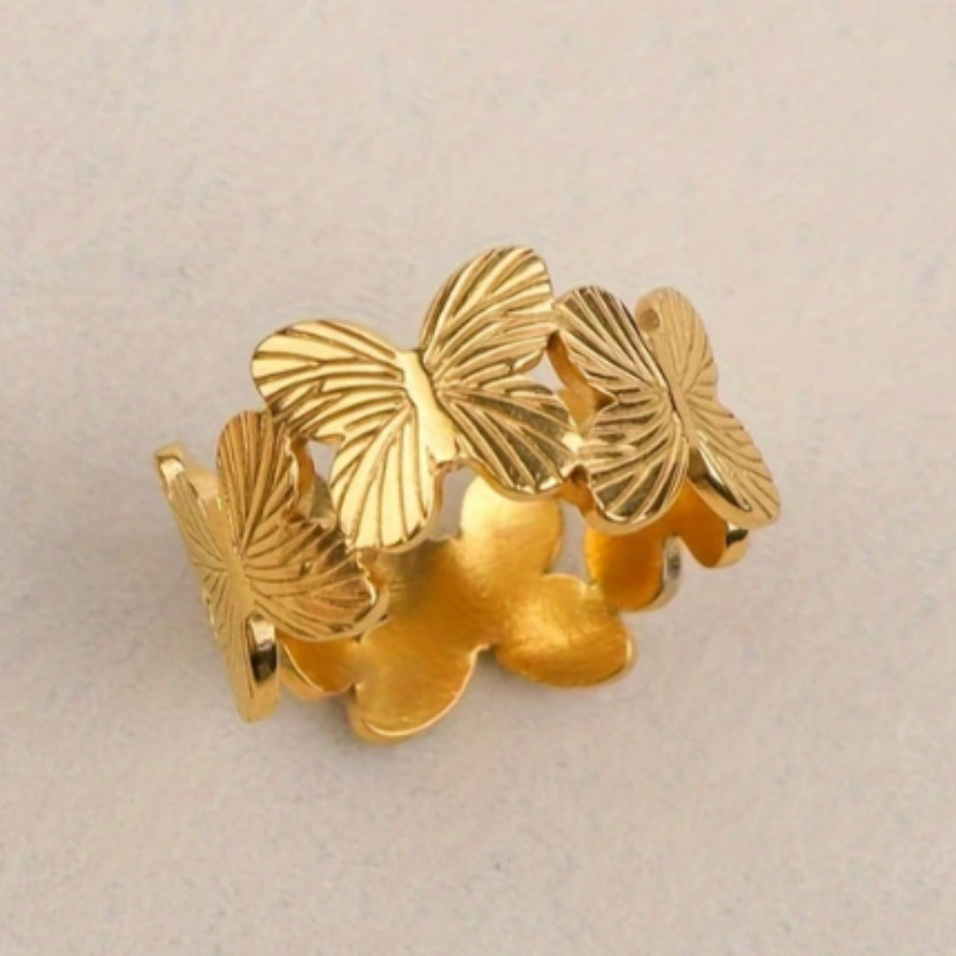 Bague Papillon en Or - Symbole intemporel de force et d'élégance