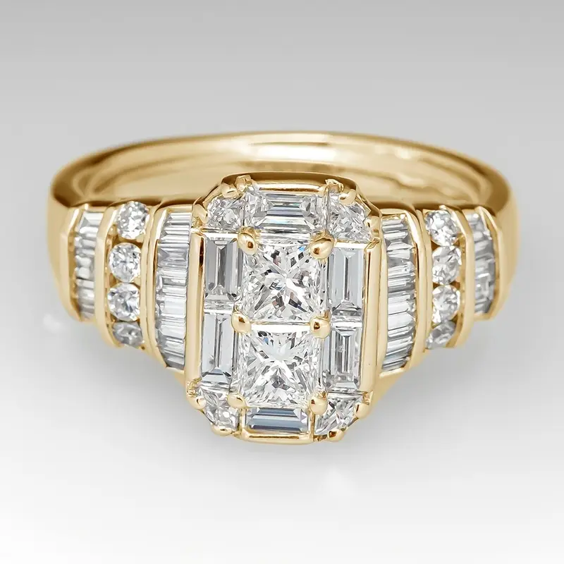Bague Lumineuse Dorée