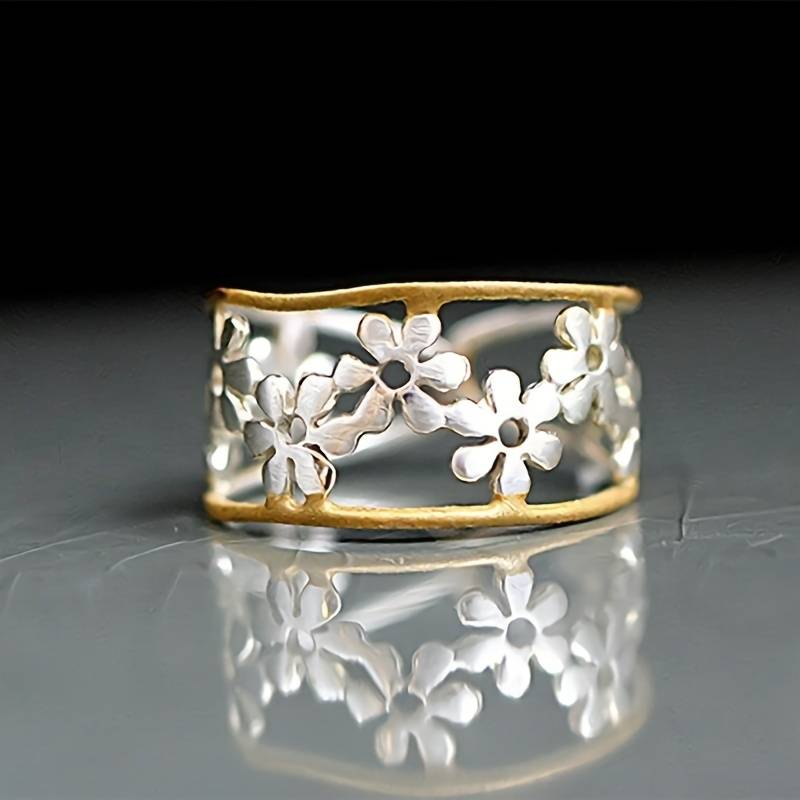 Bague Irregular Hollow Marguerite