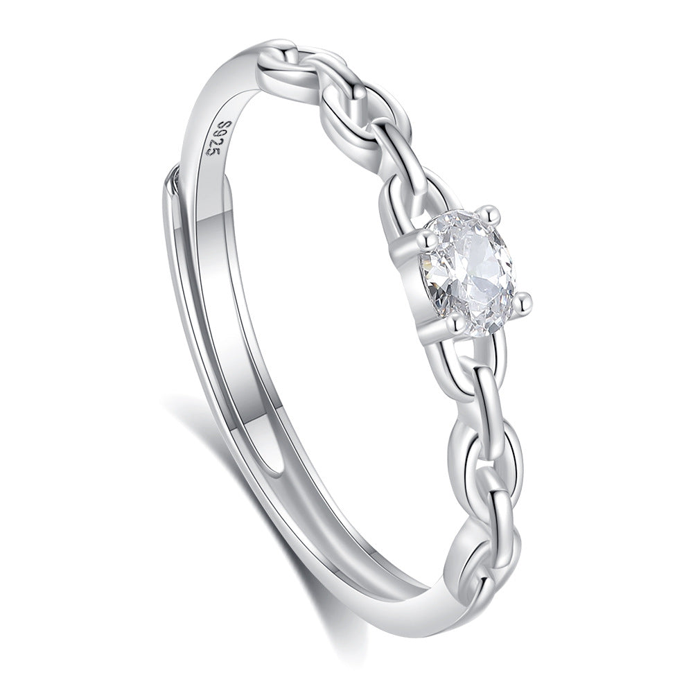 Anneau Rosetta Alberti en argent