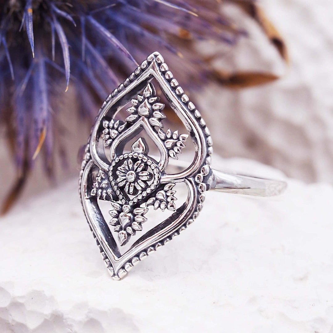 Bague Mandala Argentée