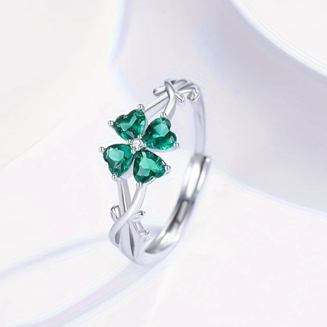 Baguebranche en argent à fleur turquoise