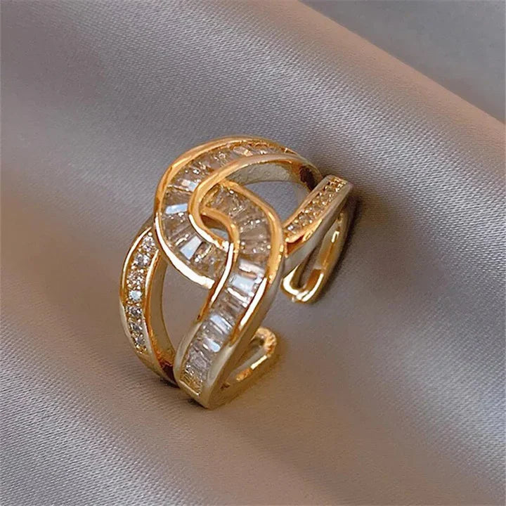 Bague Élégante Tressée