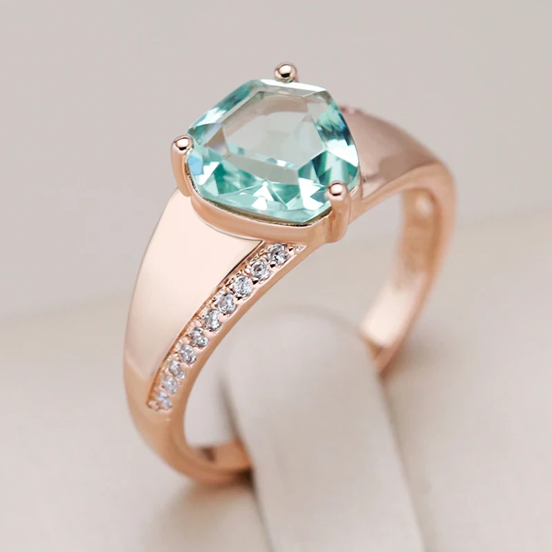 Bague Élégante en Crystal Turquoise