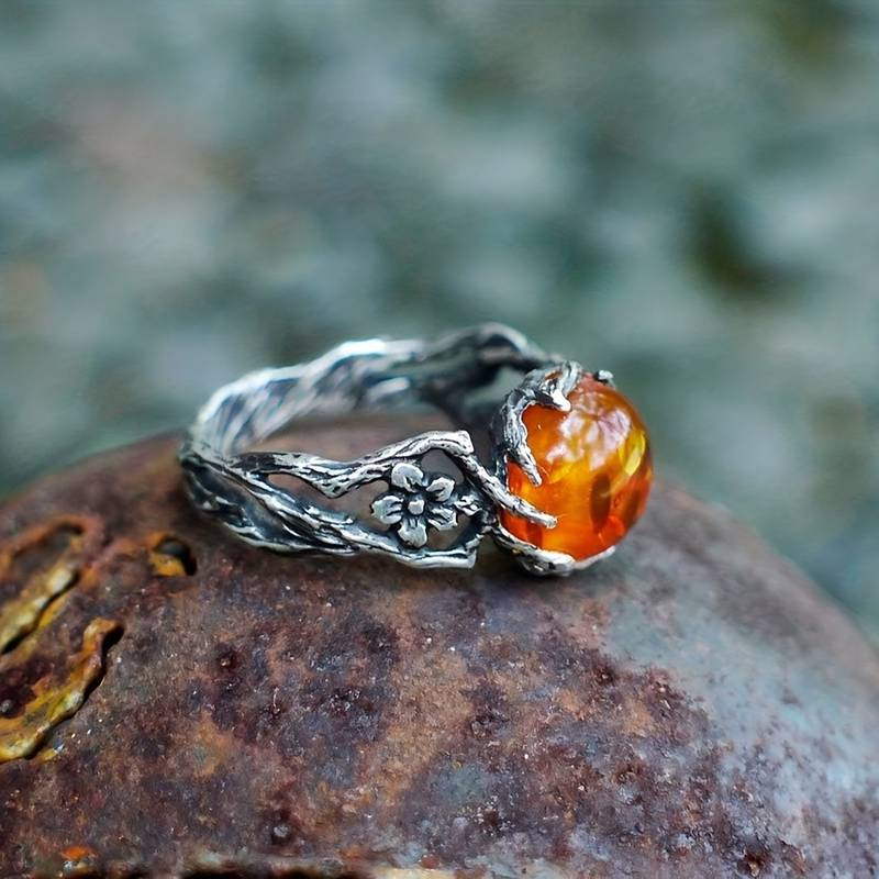 Bague Boule de Feu Vintage