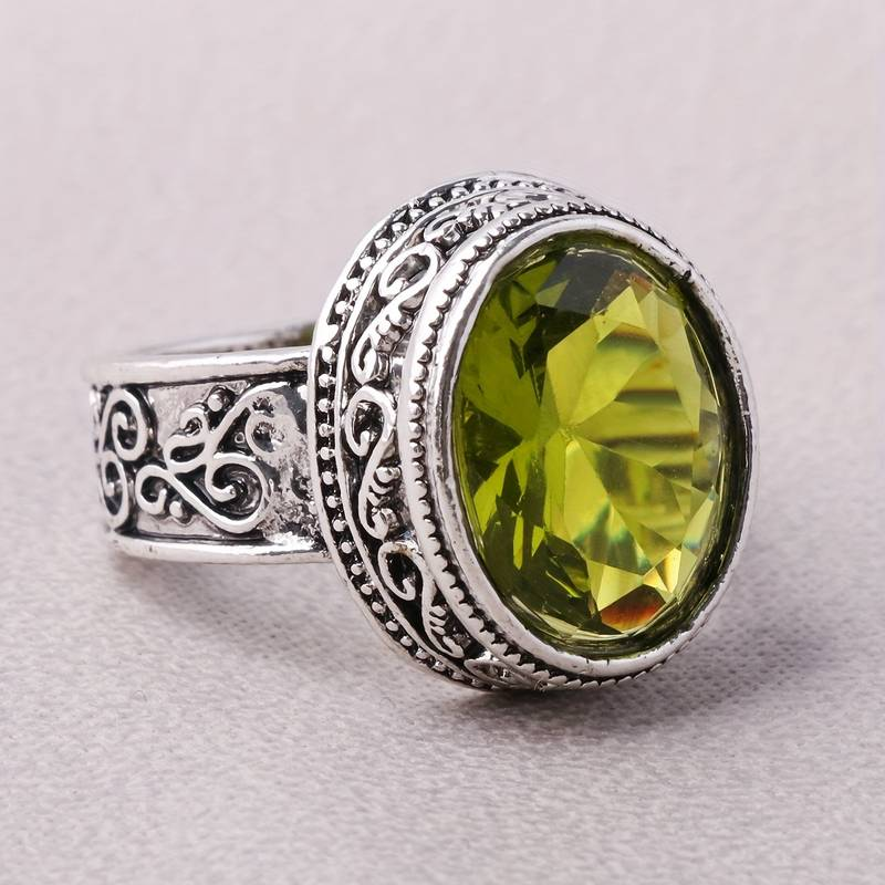 Bague en cristal vintage Olive