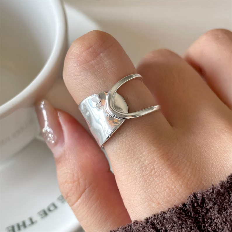 Bague en argent vintage