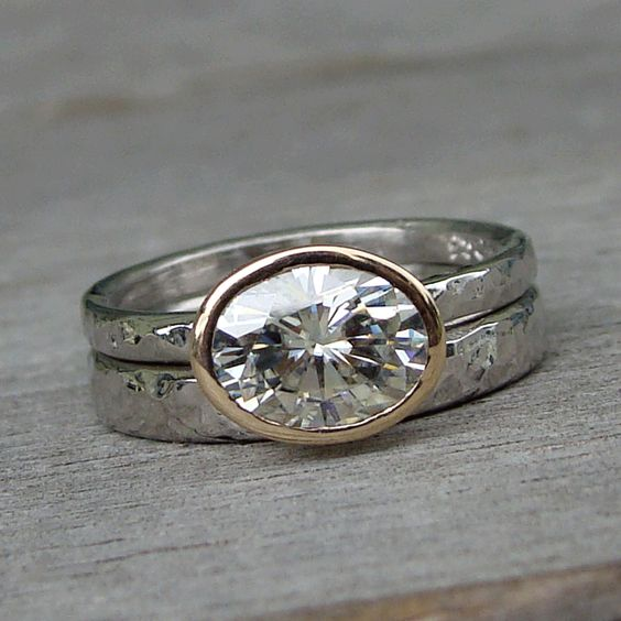 Bague Vintage Double Zirconium Argenté