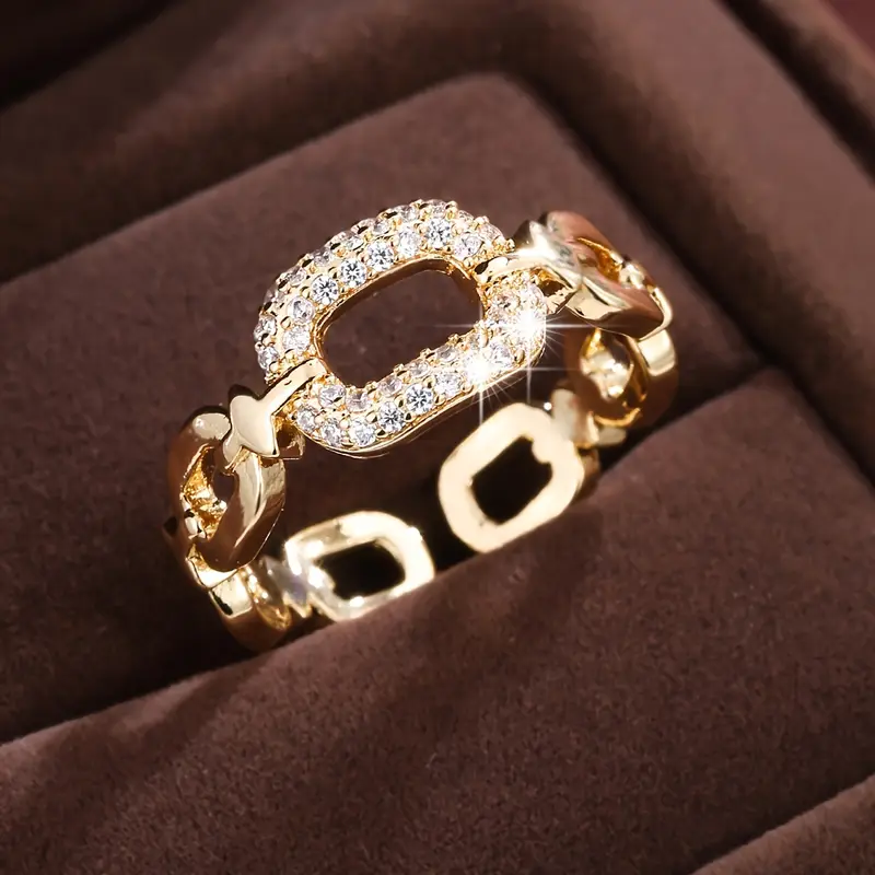 Bague Dorée Bright Chain