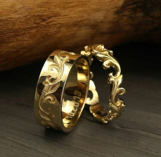 Ensemble de bagues vintage Golden Prifddinas
