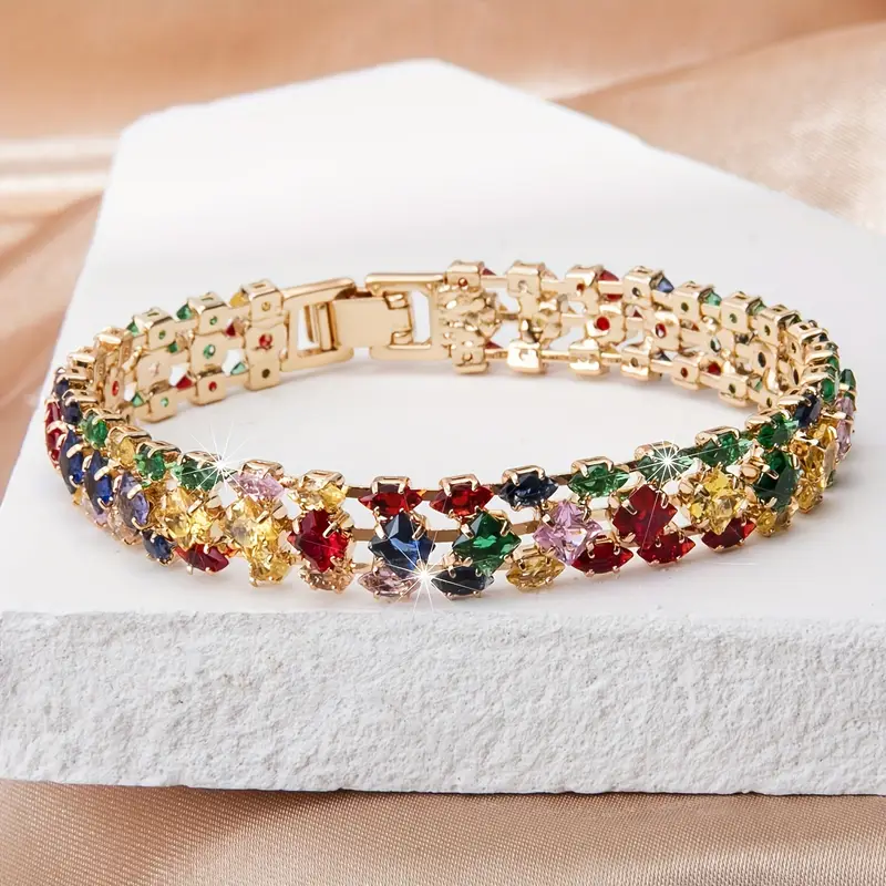 bracelet brillant et coloré