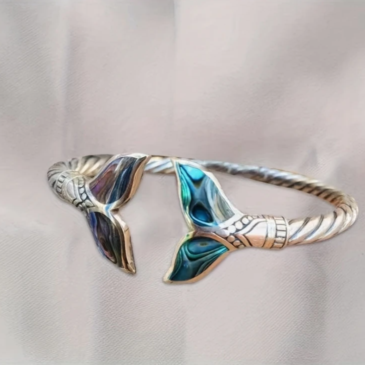 Bracelet Queue en Argent de l'Océan