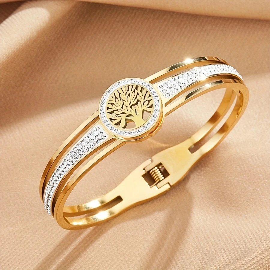 Bracelet en or arbre de vie