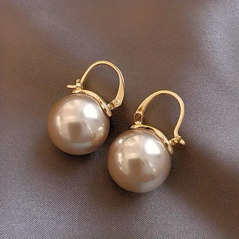 Boucles d'oreilles Exquises Perle d'Or