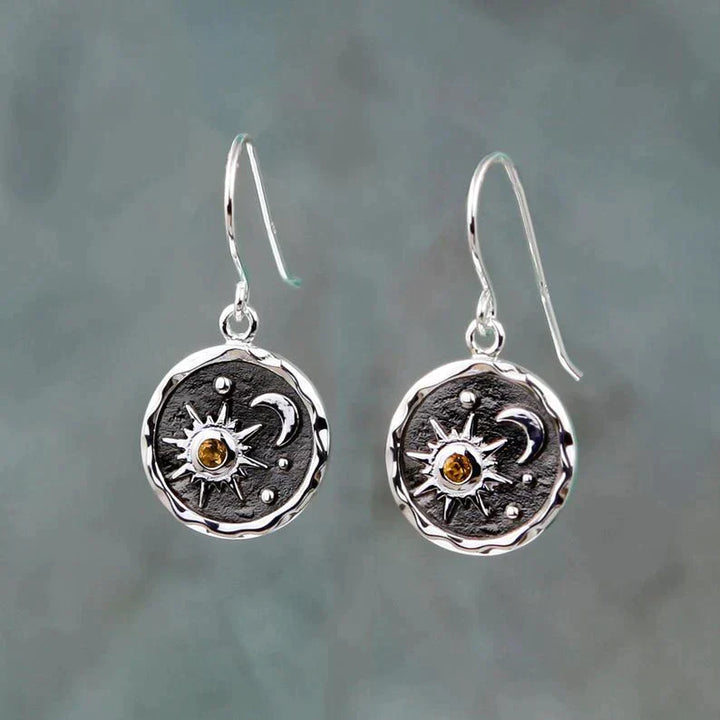 Boucles d'oreilles Sun & Moon Boho