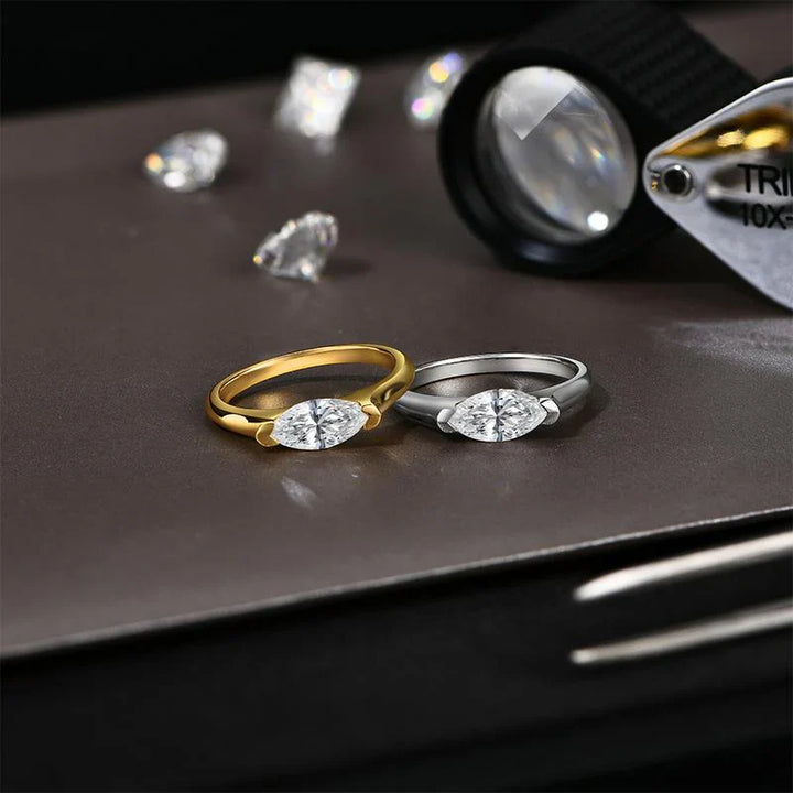 Bague fine Hailey Playa en argent
