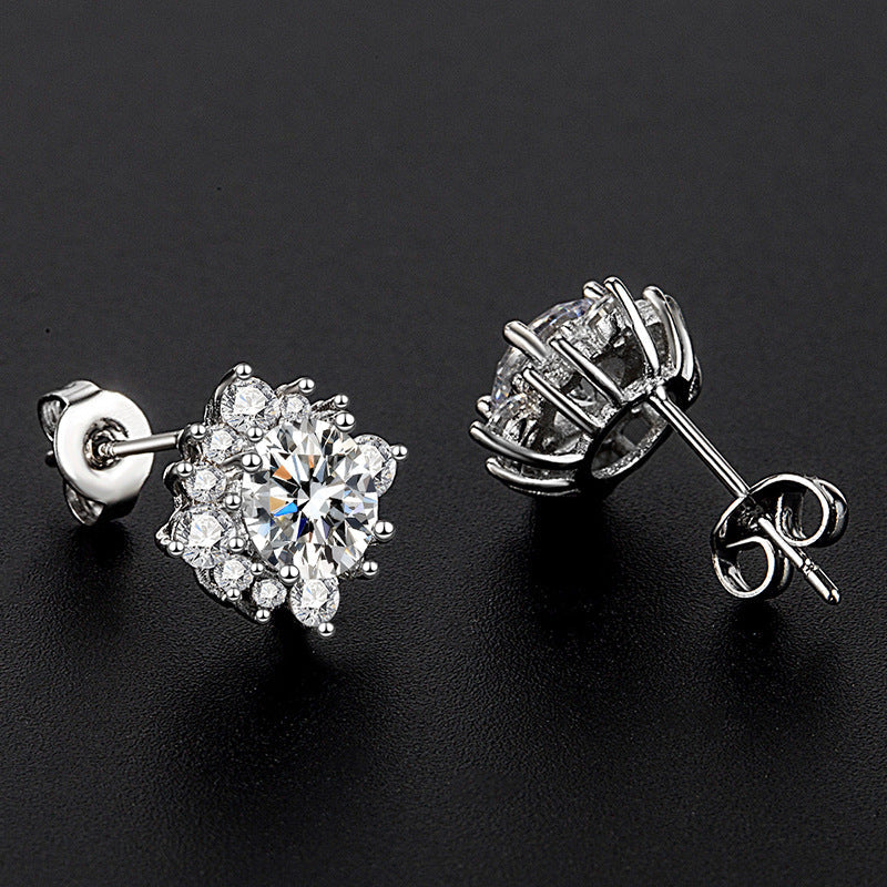 Boucles d'oreilles Luna Glow en argent