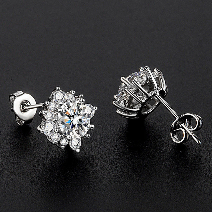 Boucles d'oreilles Luna Glow en argent