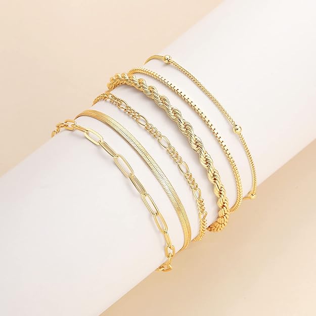 Ensemble de bracelets Isabella Vernetta Or