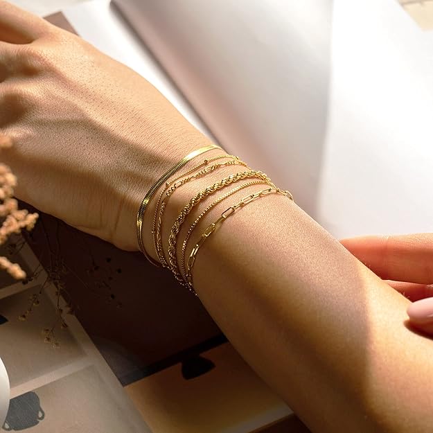 Ensemble de bracelets Isabella Vernetta Or
