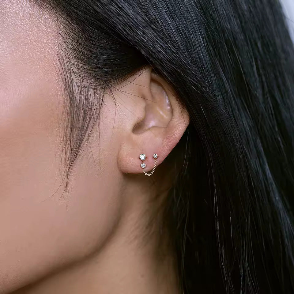 Boucles d'oreilles Esme en or