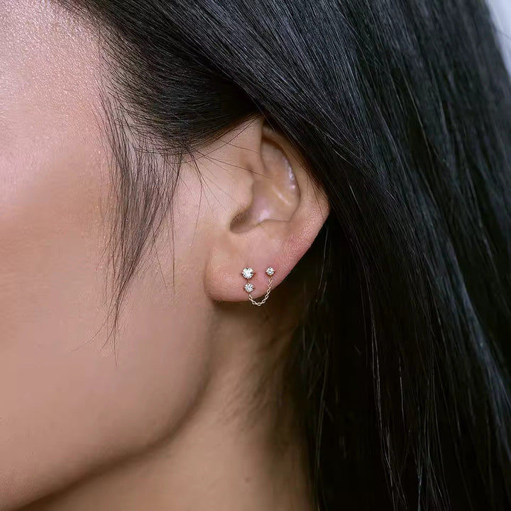 Boucles d'oreilles Esme en or