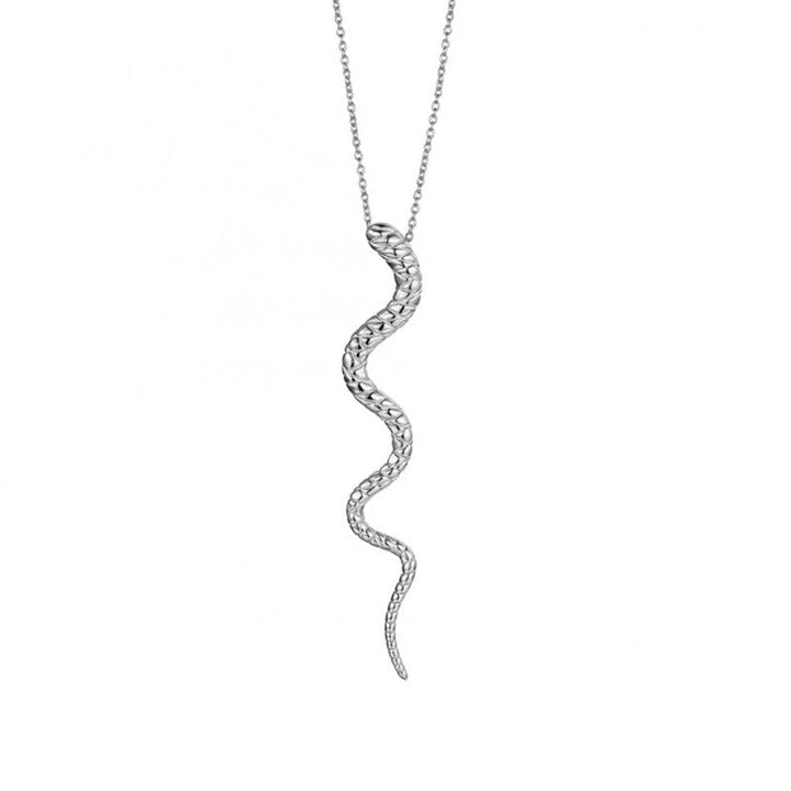 Collier pendentif serpent amazonien en argent sterling 925