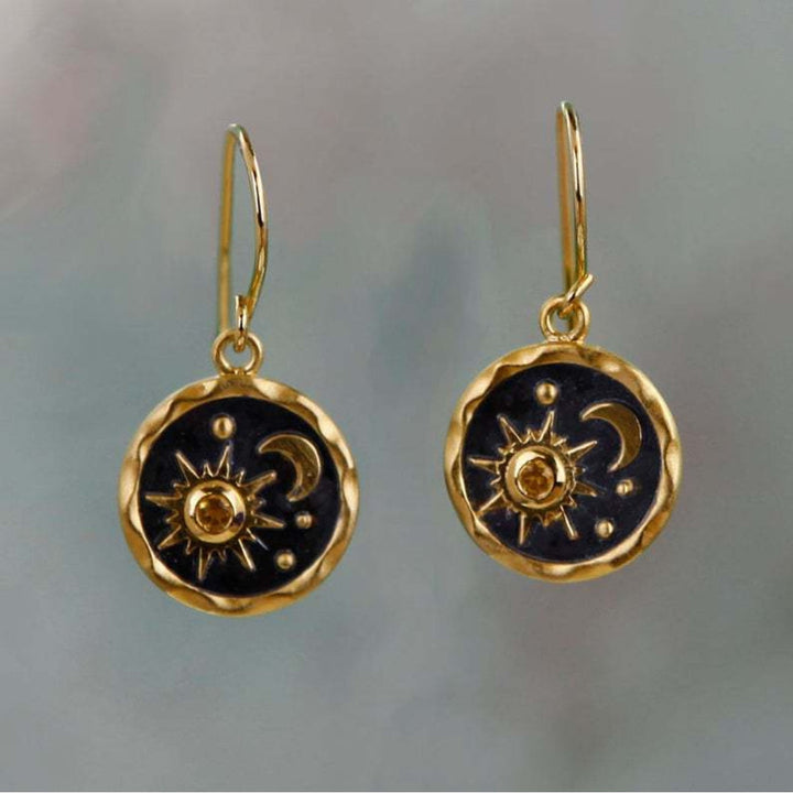 Boucles d'oreilles Sun & Moon Boho