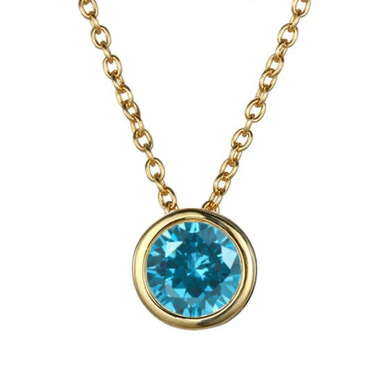 Collier Pierre de Naissance Lunaria Gemmara en Or