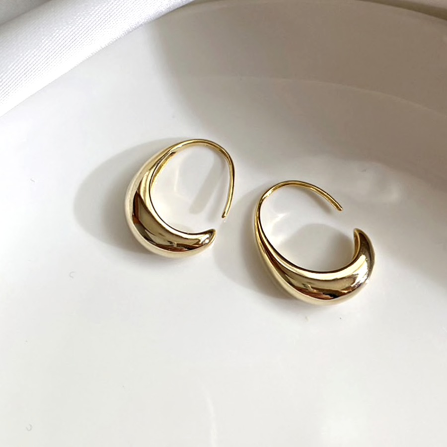 Boucles d'oreilles élégantes en or