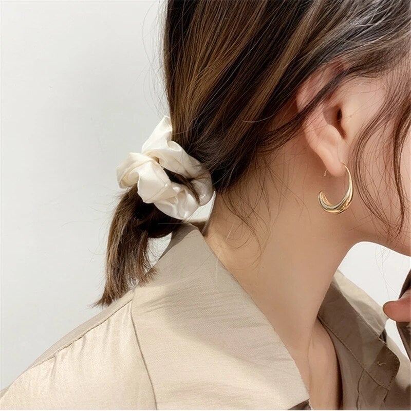 Boucles d'oreilles élégantes en or