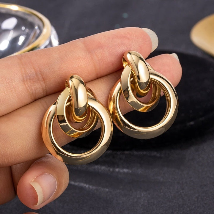 Boucles d'oreilles en or élégantes