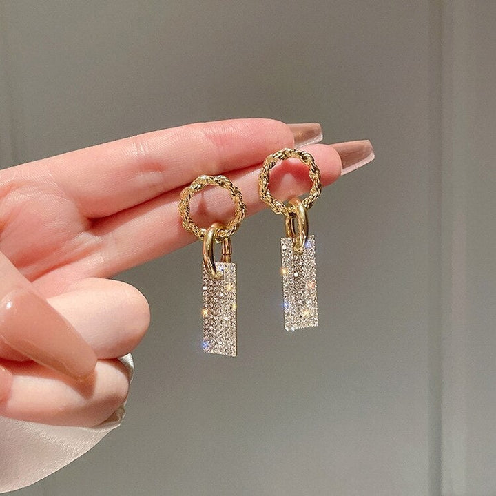 Boucles d'oreilles en zirconium en argent sterling