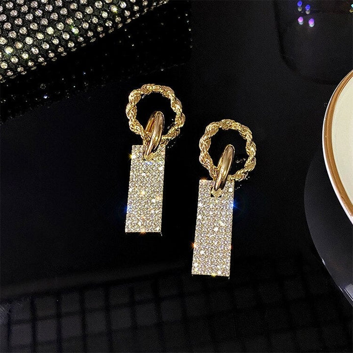 Boucles d'oreilles en zirconium en argent sterling