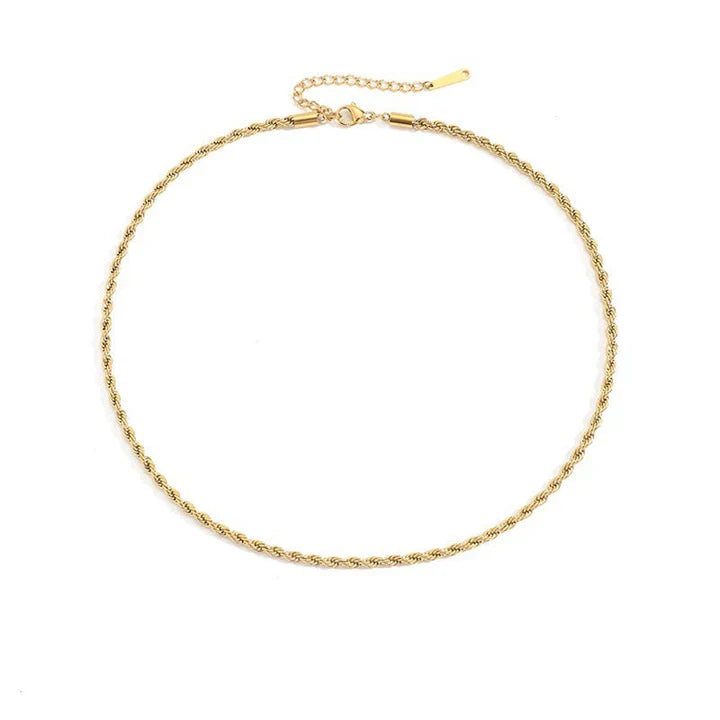 Collier Caelia Seraphina en Or Rose