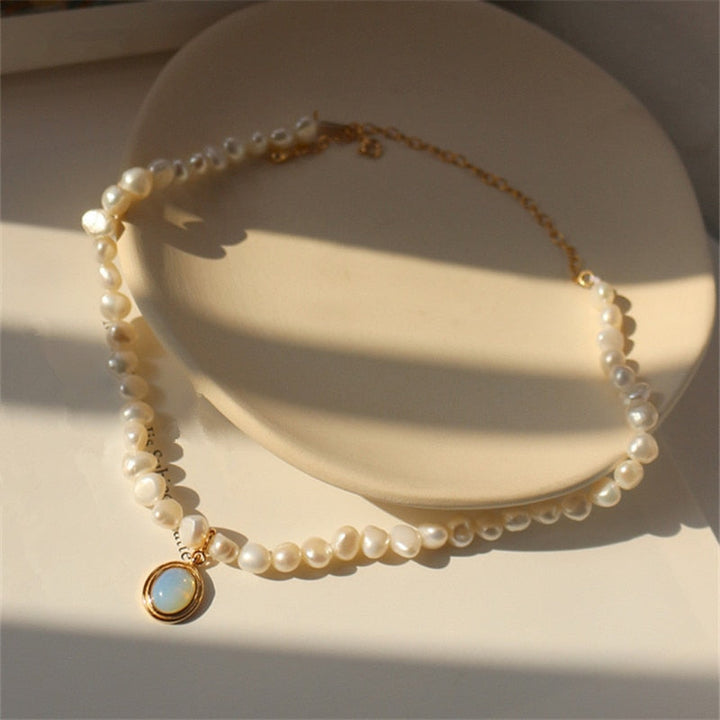 Pendentif en perle de pierre de lune