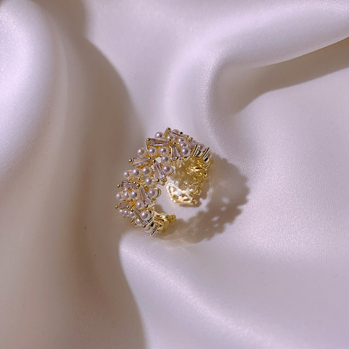 Bague en Perle de Luxe en Or