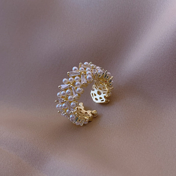 Bague en Perle de Luxe en Or