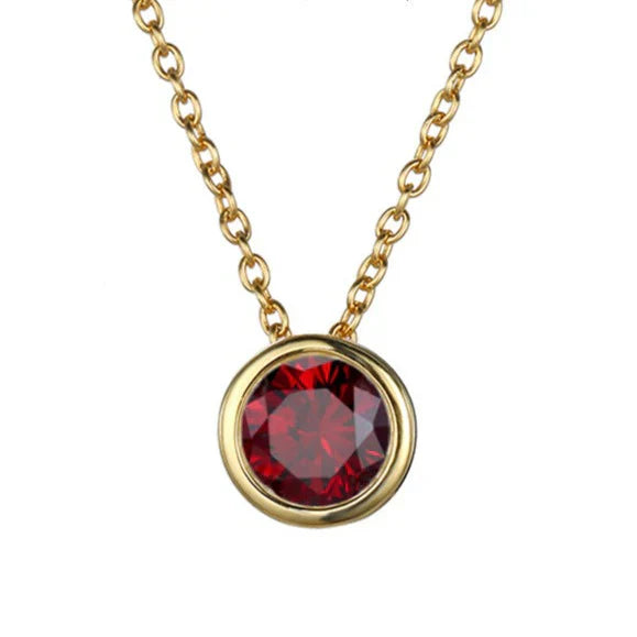 Collier Pierre de Naissance Lunaria Gemmara en Or